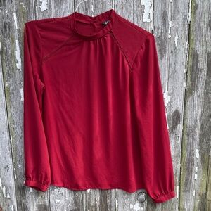 Express Rich Red Blouse